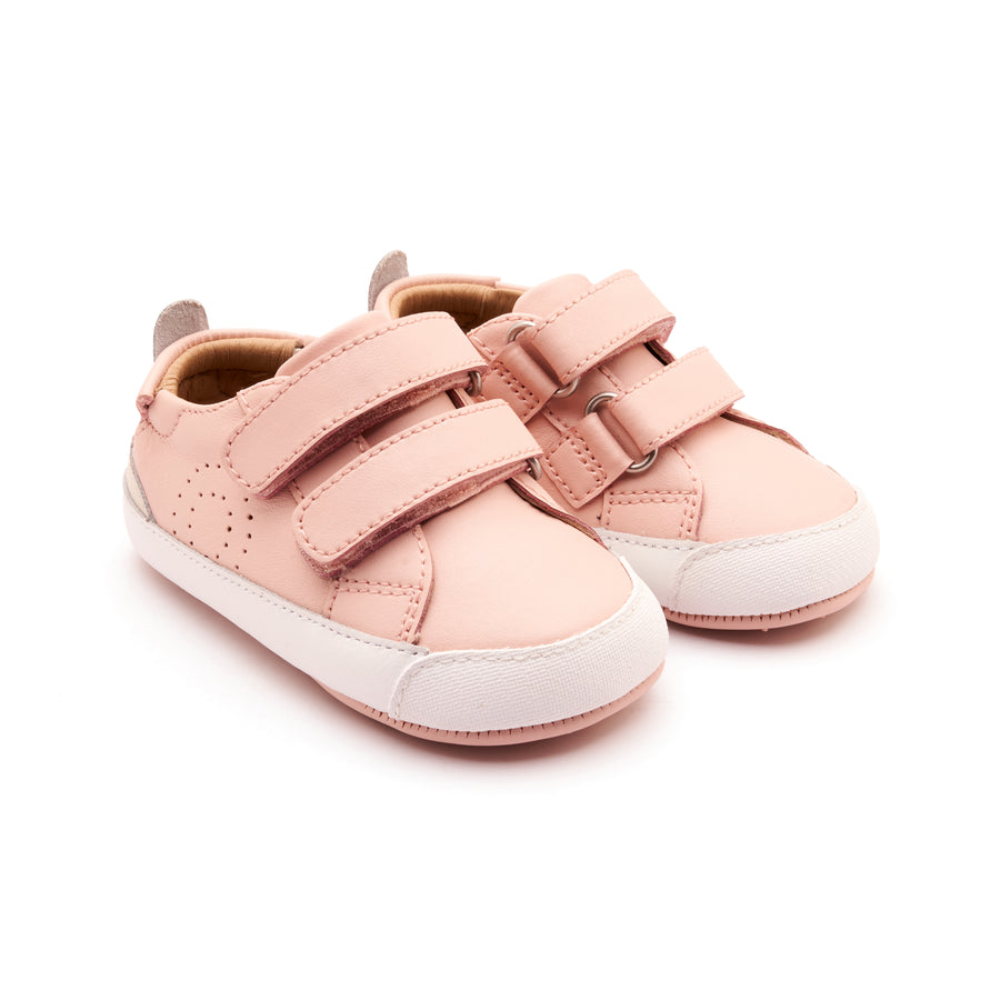 Old Soles Girl's BabyTot Casual Shoes - Powder Pink / Sporco