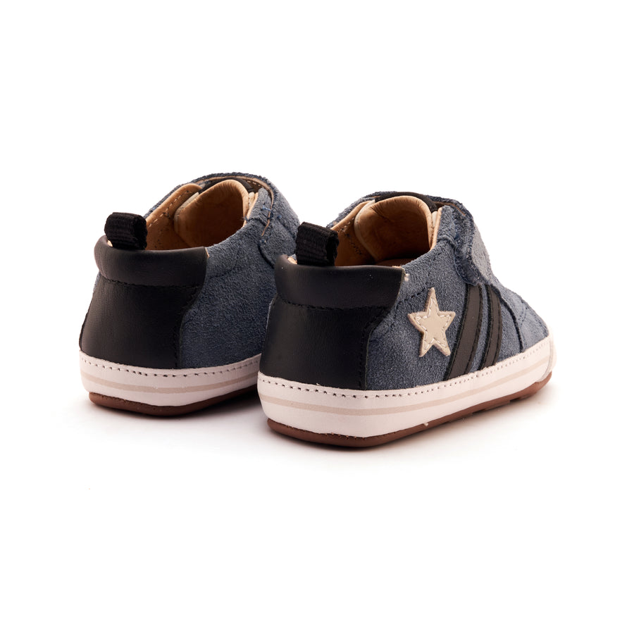 Old Soles Boy's Wos Baby Casual Shoes - Denim Suede