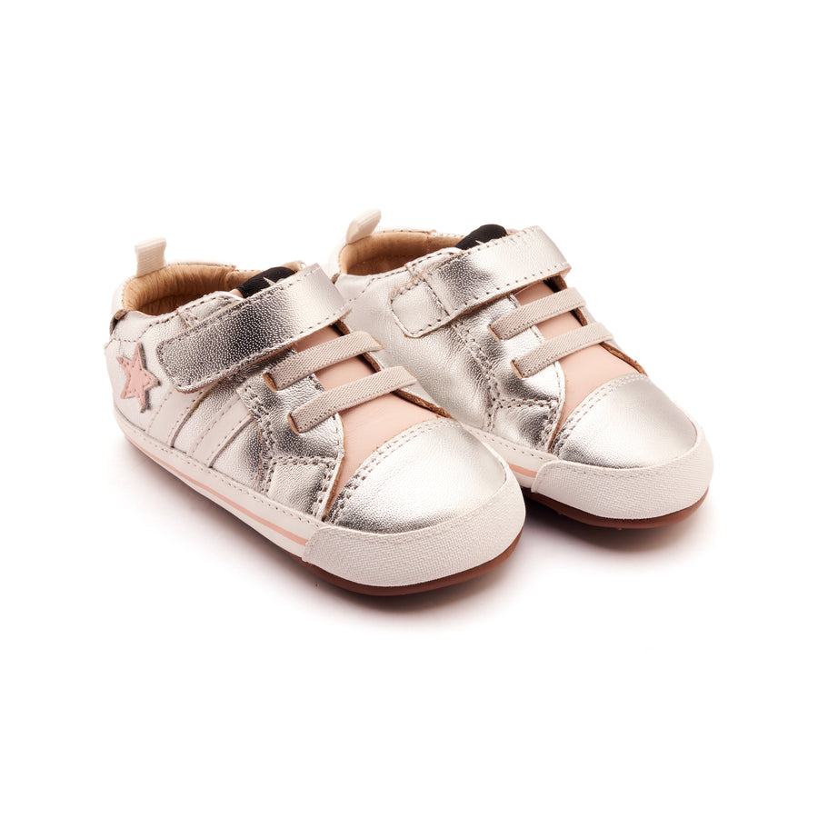 Silver Shell Wos Old Soles Girl's Wos Baby Casual Shoes - Silver – Just Shoes for Kids