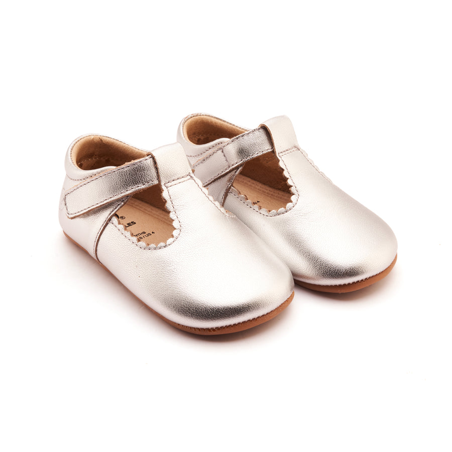 Old Soles Girl's Rose Baby Casual Shoes - Silver