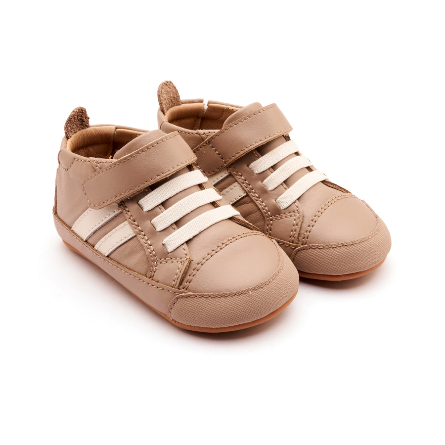 Old Soles Boy's and Girl's High Roller Shoes - Shoe Taupe / Sporco