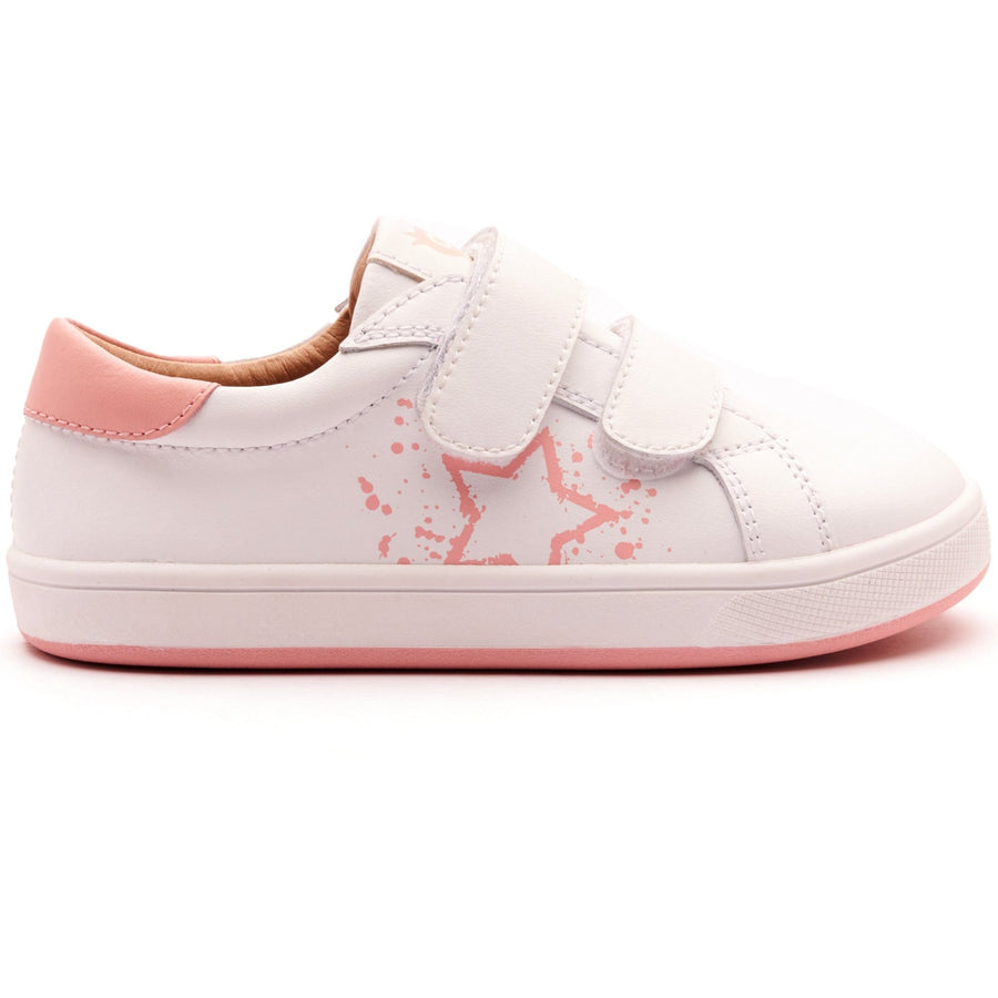 Old Soles Girl's Low Splash Casual Shoes - Snow / Cipria / White Cipria