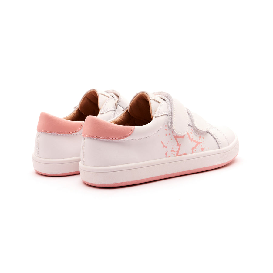 Old Soles Girl's Low Splash Casual Shoes - Snow / Cipria / White Cipria