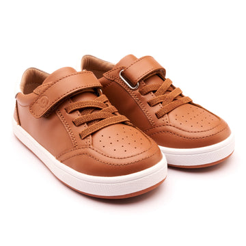 Old Soles Boy's 1019 The Tread Casual Shoes - Tan / Snow / White Gum Sole