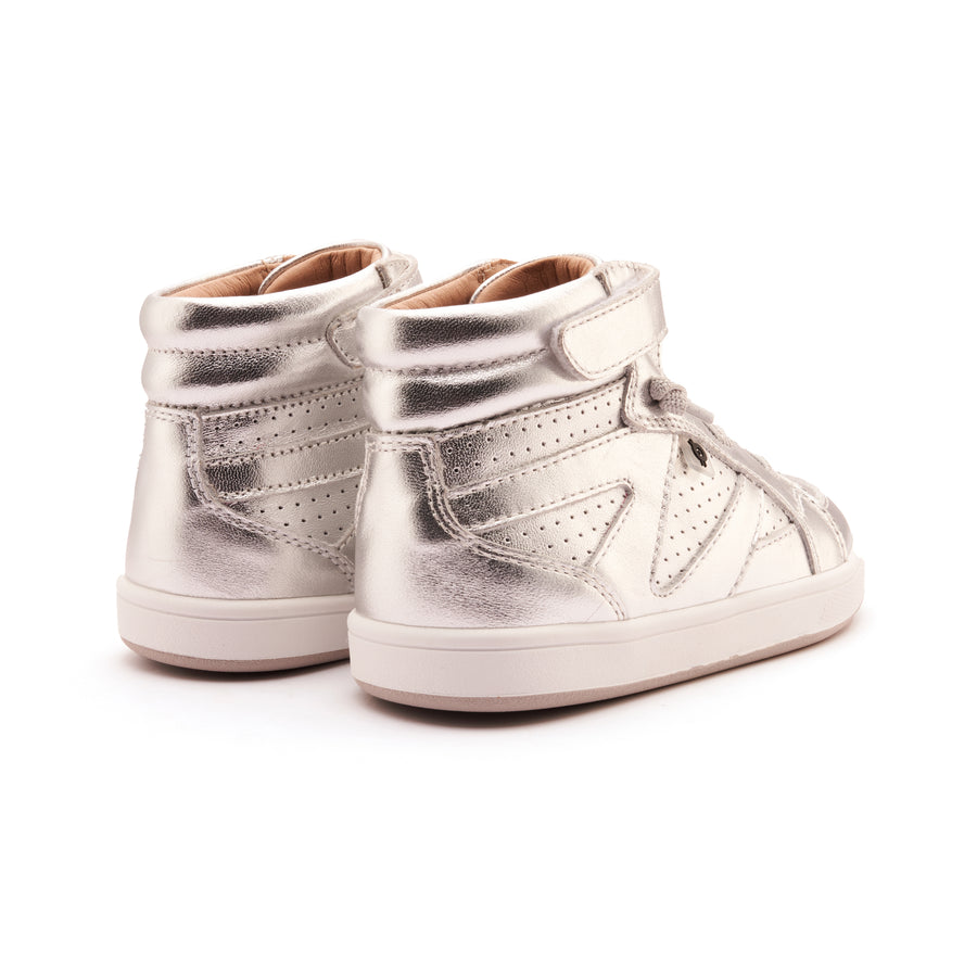 Old Soles Boy's and Girl's Cheersta Casual Shoes - Silver