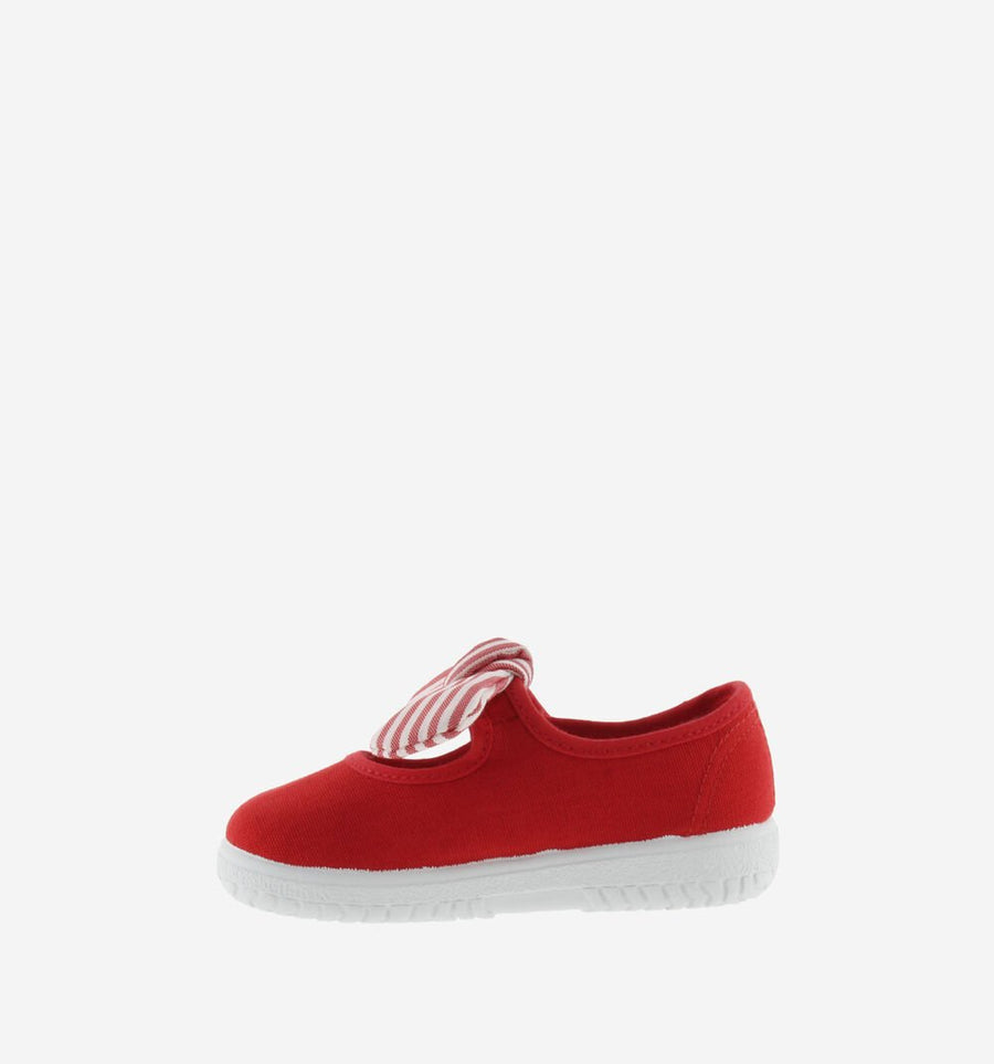 Victoria Girl's OJALÁ Canvas Mary Jane Shoes - Rojo