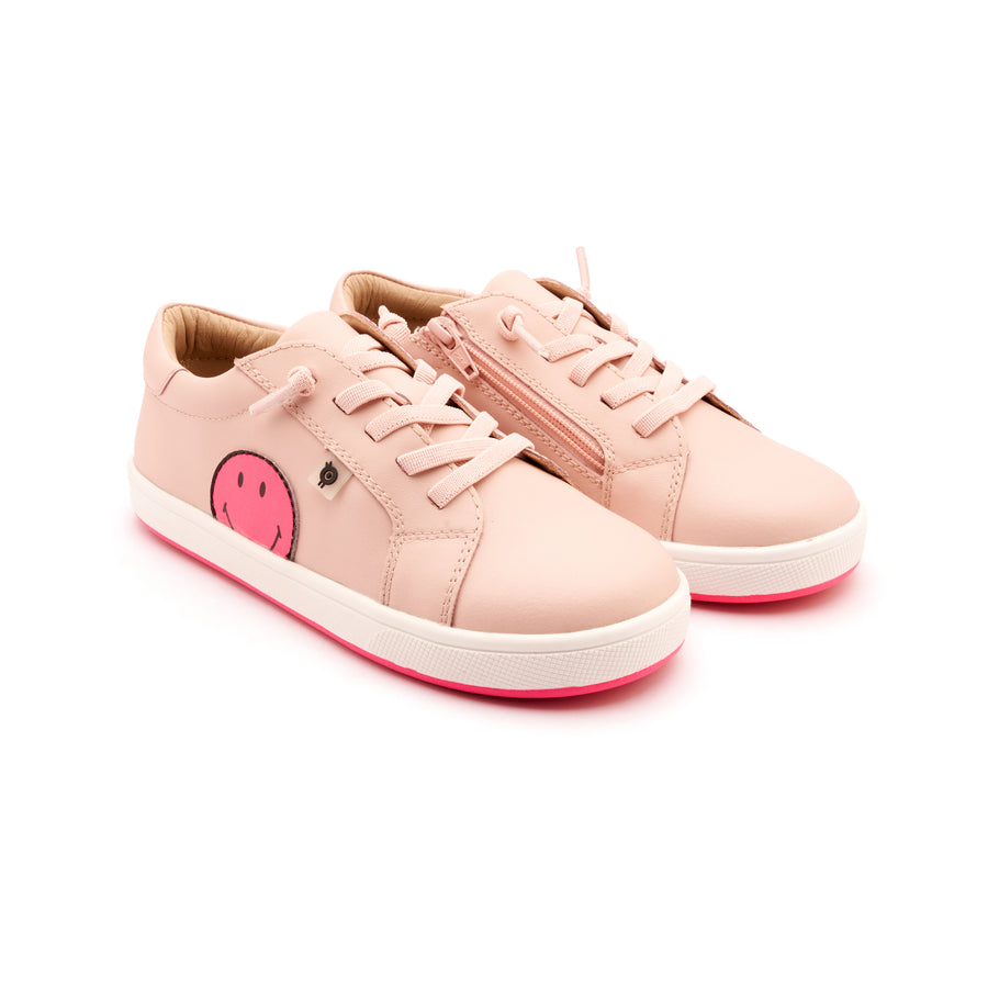 Old Soles Girl's Smiley Jumpa Casual Shoes - Nacardo Dalia / Fluro Pink