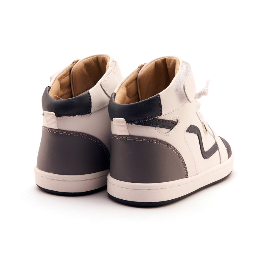 Old Soles Boy's Field Jump Casual Shoes - Snow / Shadow / Navy