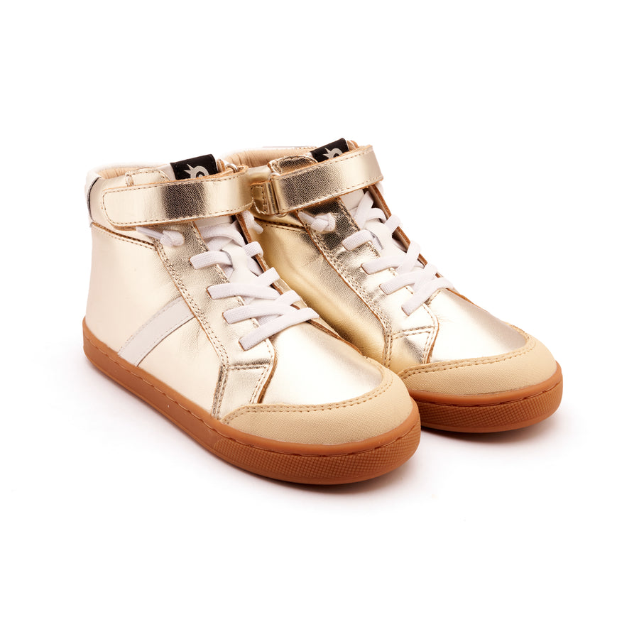 Old Soles Girl's and Boy's Urban Roadway Casual Shoes - Gold / Snow