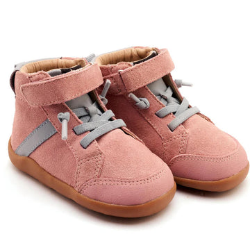 Old Soles Girl's Retro Ground High Tops - Kiss Suede / Dusty Blue