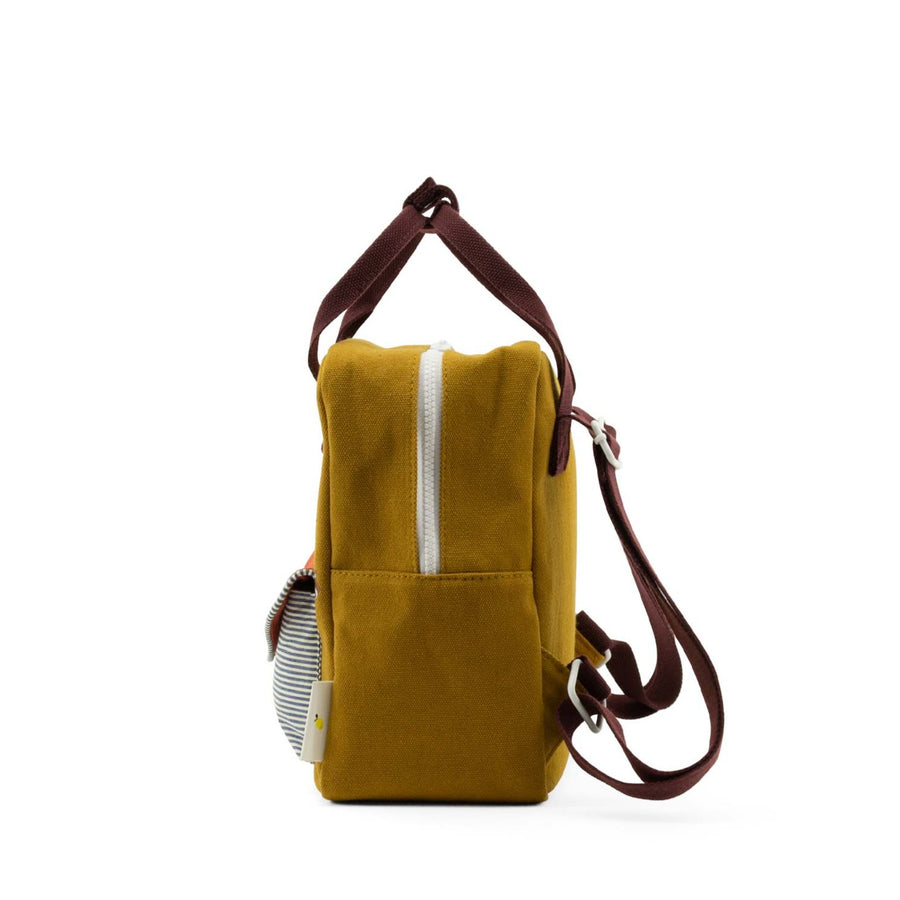 Sticky Lemon Small Backpack, Special Edition Meadows, Khaki Green