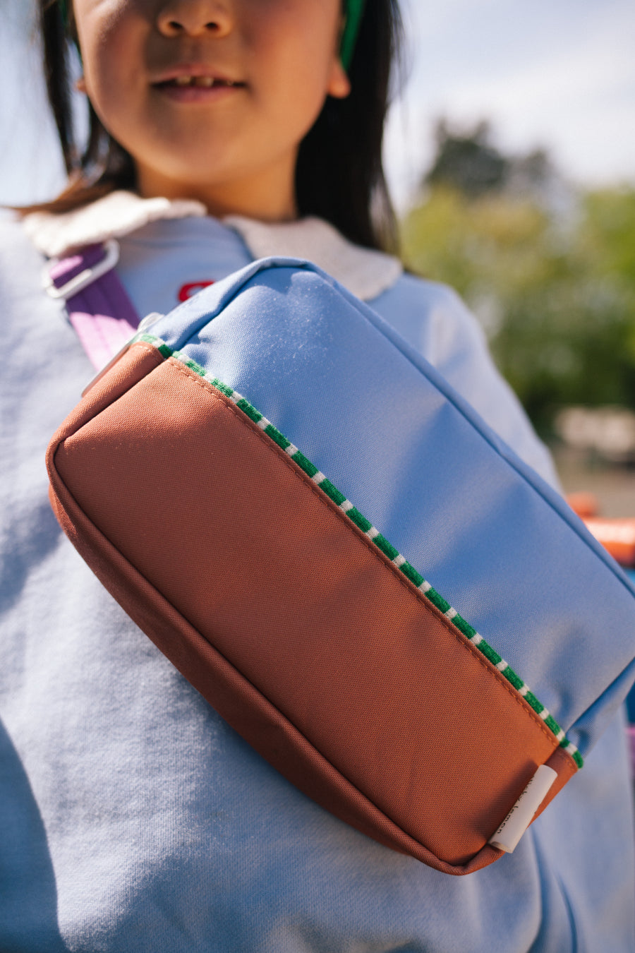 Sticky Lemon Better Together Collection Large Fanny Pack  - Badminton Blue / Leather Ball