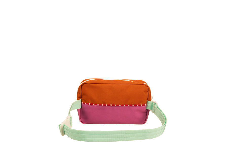 Sticky Lemon Better Together Collection Large Fanny Pack  - Gravel Orange / Rosette Pink