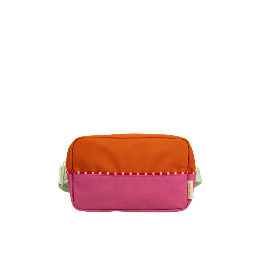 Sticky Lemon Better Together Collection Large Fanny Pack  - Gravel Orange / Rosette Pink