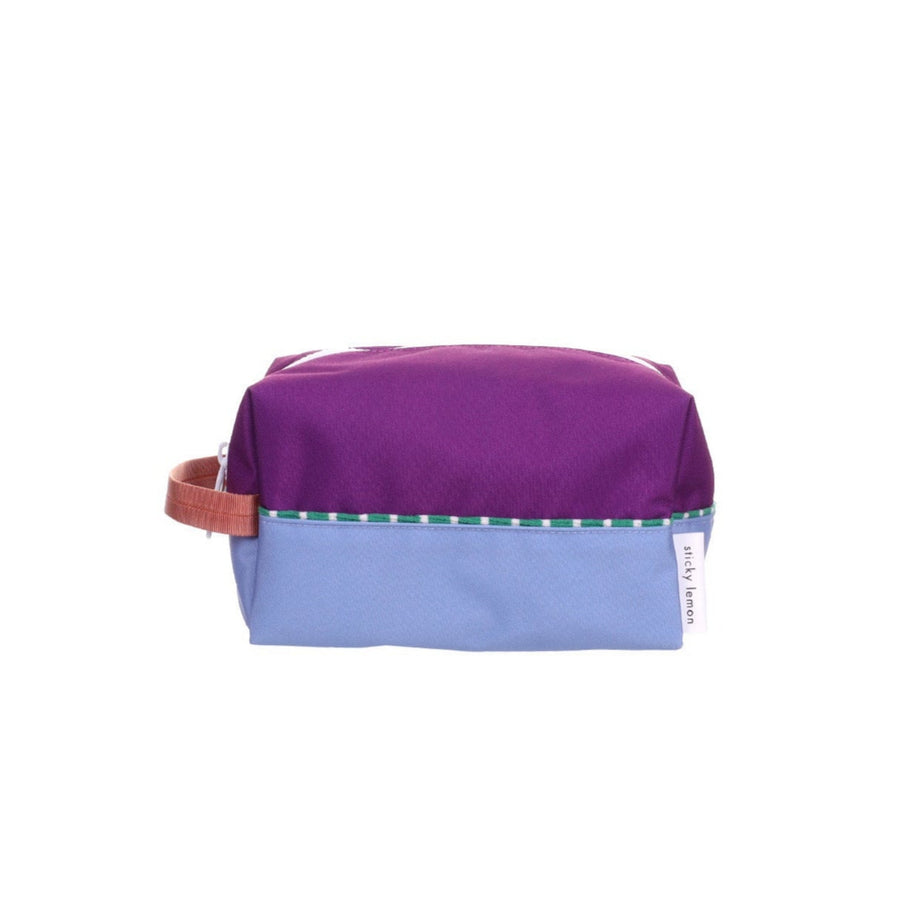 Sticky Lemon Colorblocking Better Together Toiletry Bag - Purple Tights / Badminton Blue