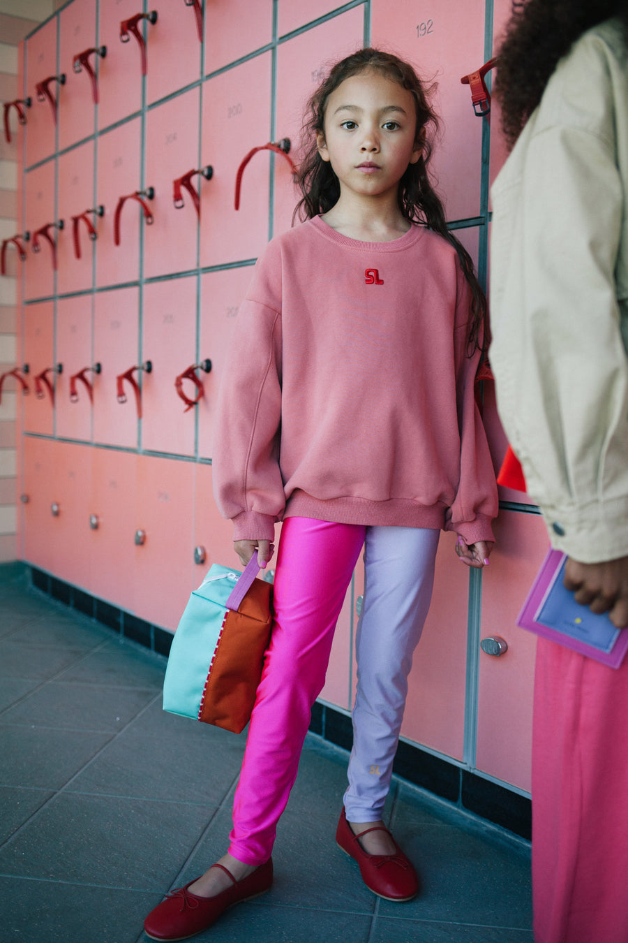 Sticky Lemon Colorblocking Better Together Toiletry Bag - Towel Green / Gravel Orange