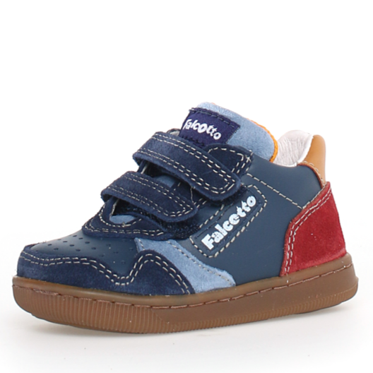 Naturino Falcotto Boy's Klip Vl Fashion Sneakers, Bluette Navy/Celeste