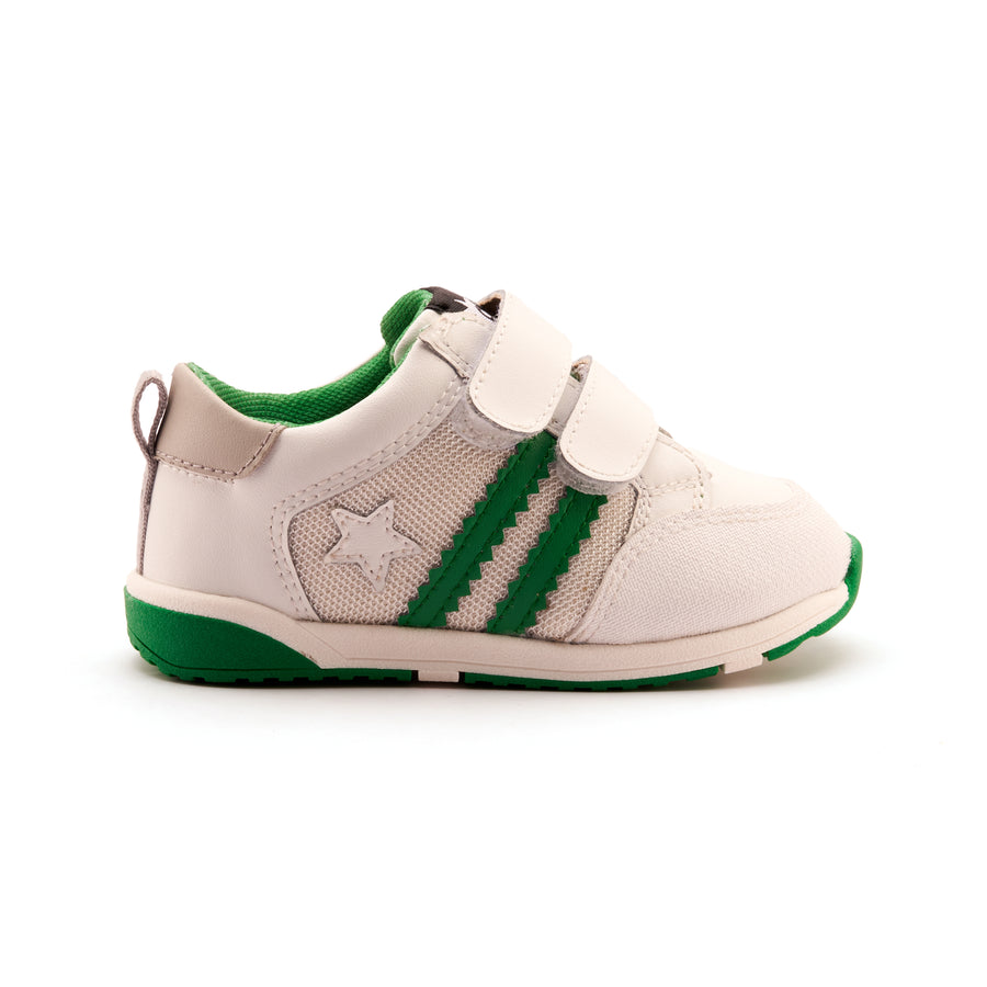 Old Soles Boy's Marvel Squad Casual Shoes - Snow / Neon Green / Gris