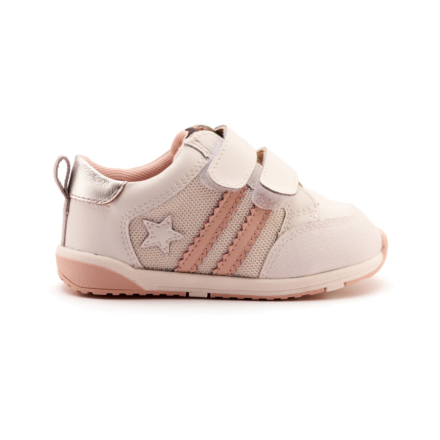 Old Soles Girl's Marvel Squad Casual Shoes - Snow / Powder Pink / Silver