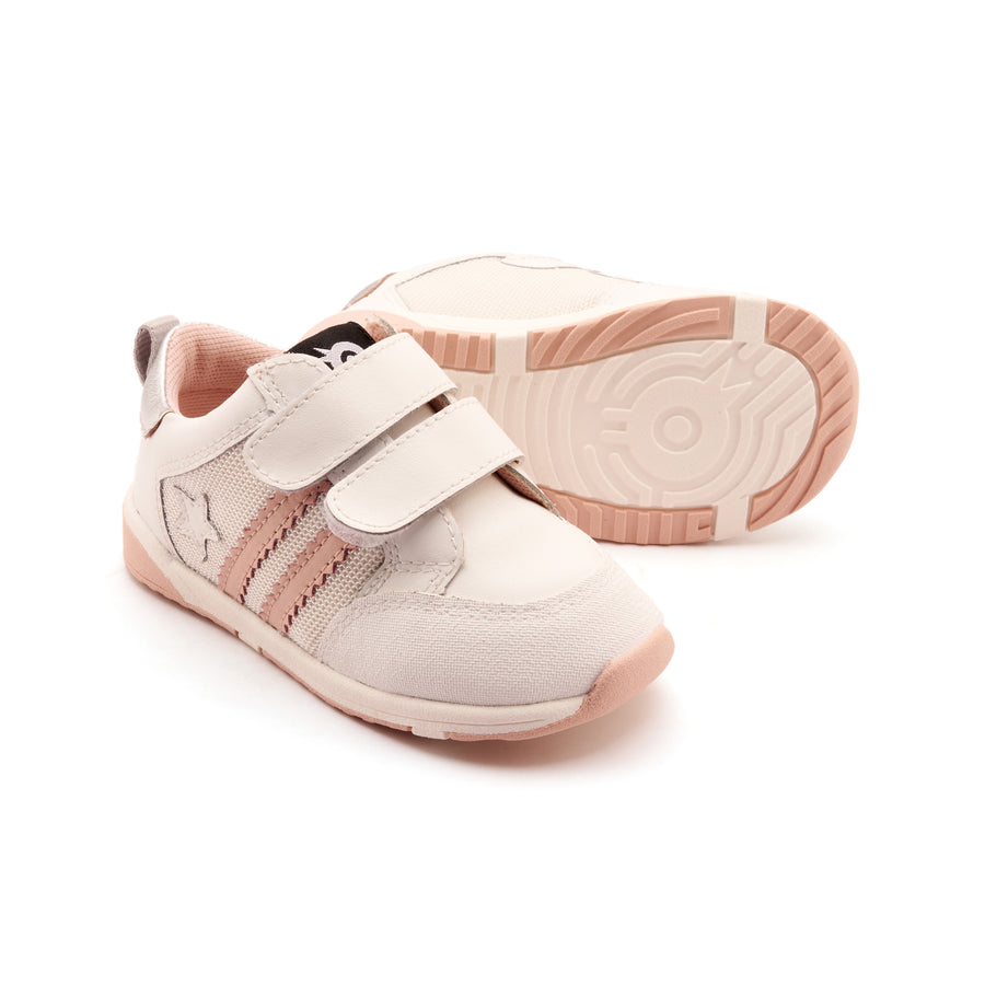 Old Soles Girl's Marvel Squad Casual Shoes - Snow / Powder Pink / Silver