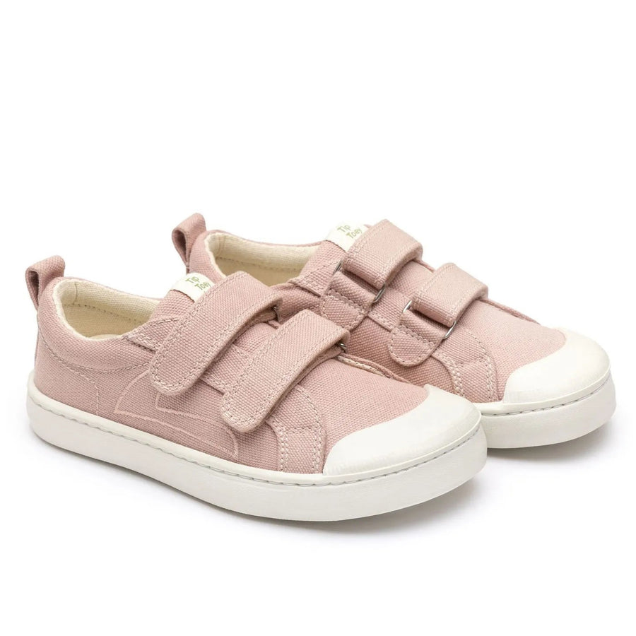 Tip Toey Joey Girl's Ramp Green Sneakers - Lona Rosa Quartzo