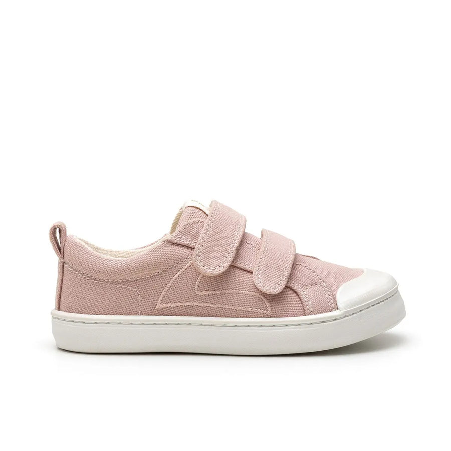 Tip Toey Joey Girl's Ramp Green Sneakers - Lona Rosa Quartzo