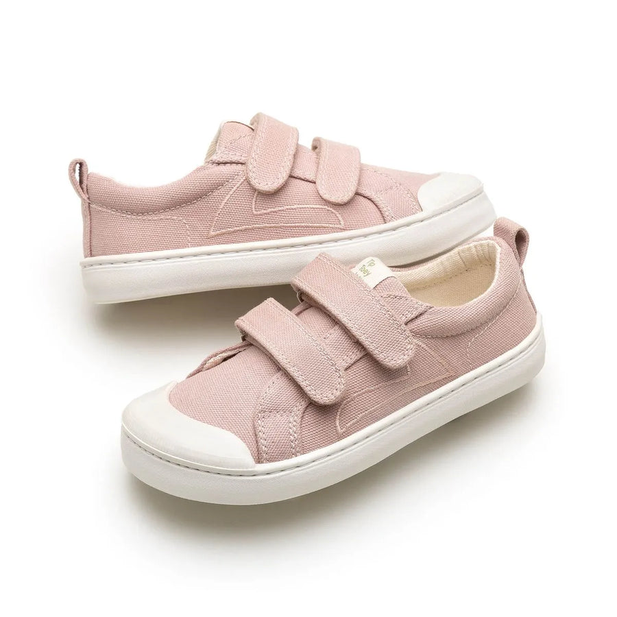 Tip Toey Joey Girl's Ramp Green Sneakers - Lona Rosa Quartzo