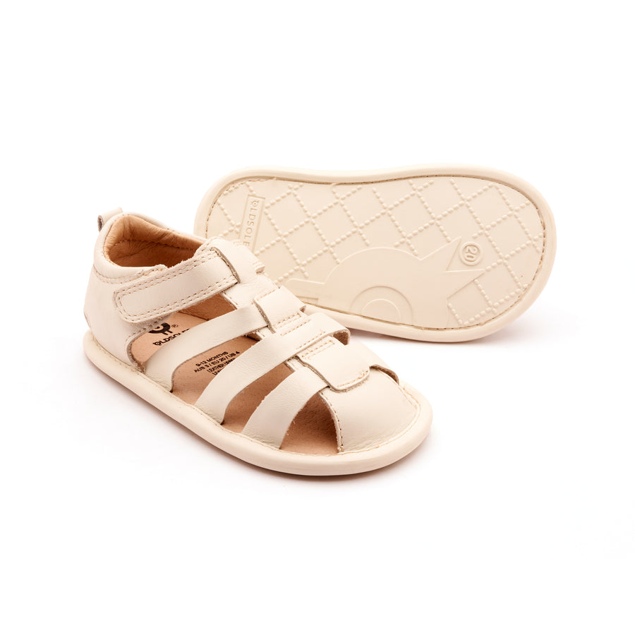 Old Soles Boy's and Girl's Little Surf Sandals - Vanilla