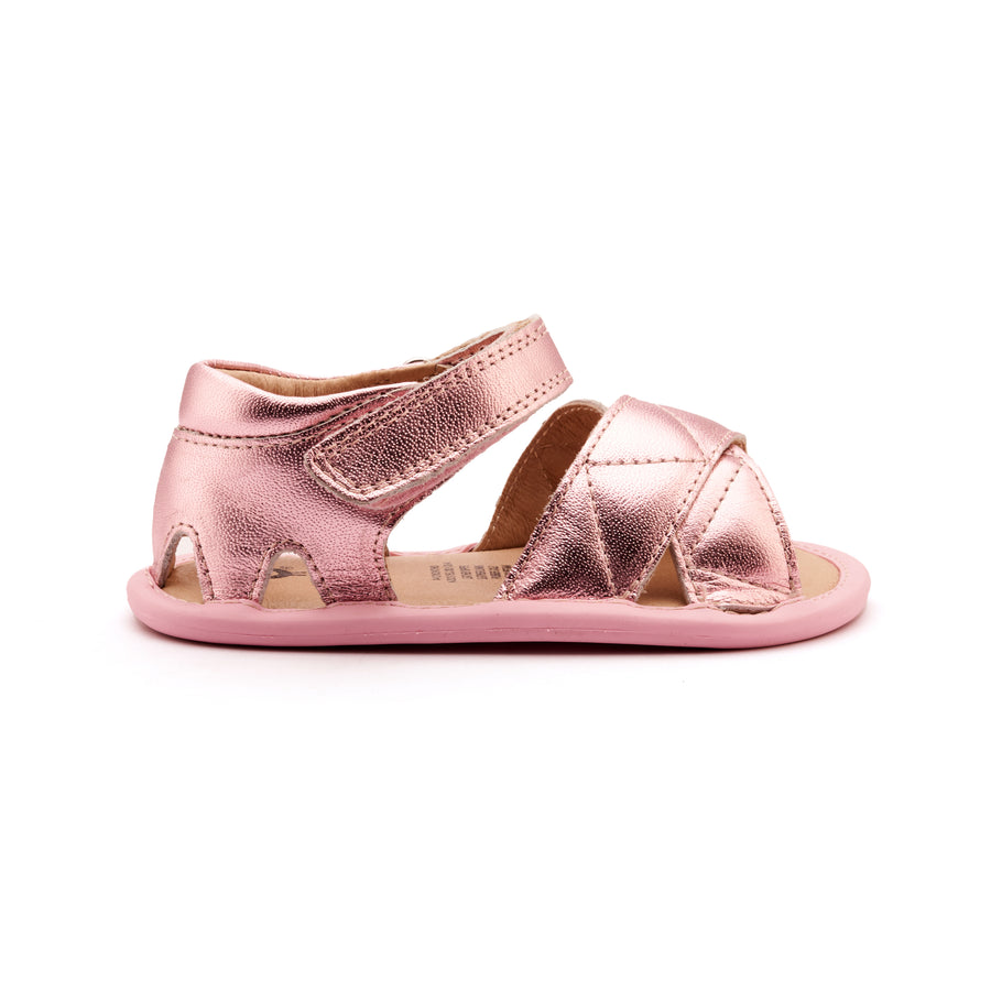 Old Soles Girl's Puff Bub Sandals - Pink Frost