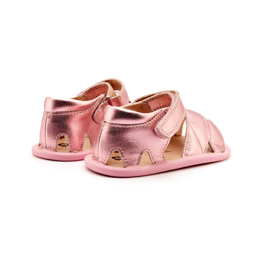 Old Soles Girl's Puff Bub Sandals - Pink Frost