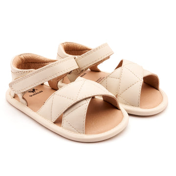 Old Soles Girl's Puff Bub Sandals - Vanilla