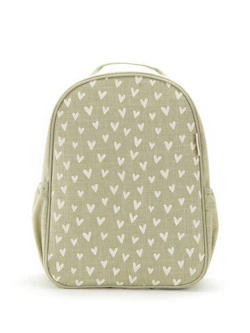 SoYoung Little Hearts Sage Toddler Backpack