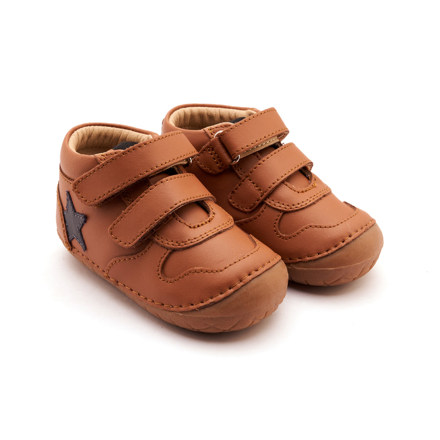 Old Soles Boy's Team Pave Casual Shoes - Tan / Navy