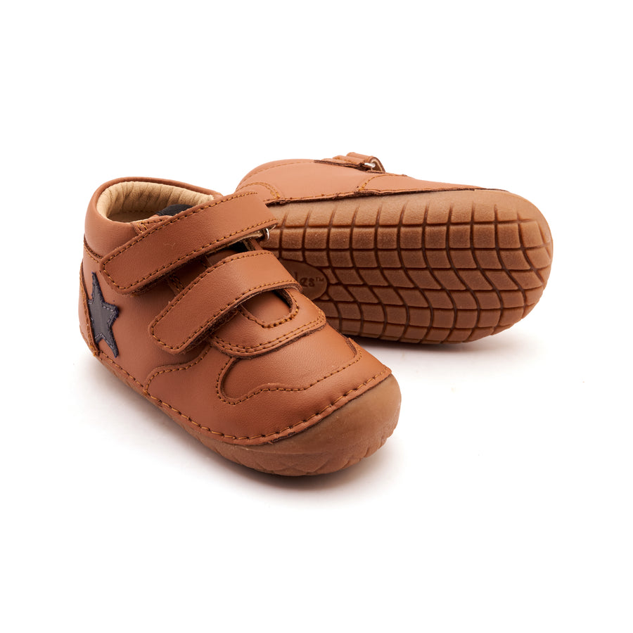 Old Soles Boy's Team Pave Casual Shoes - Tan / Navy