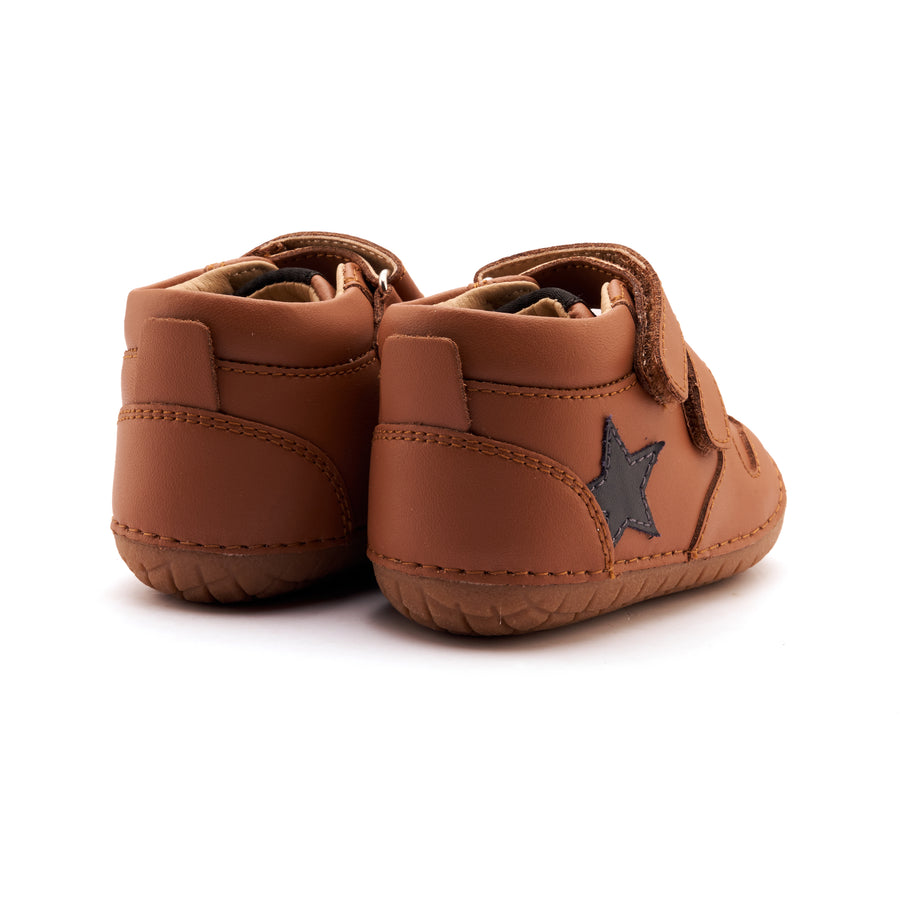 Old Soles Boy's Team Pave Casual Shoes - Tan / Navy