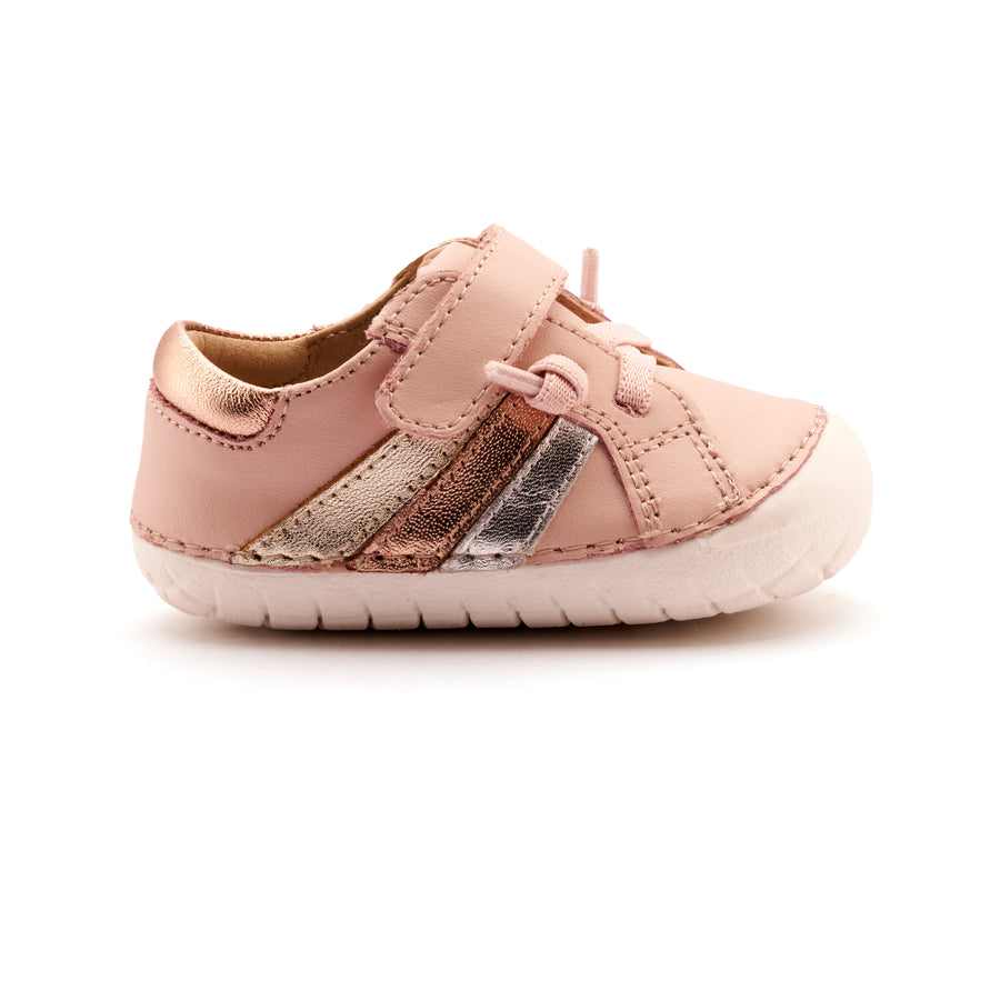 Old Soles Girl's Sun Ray Pave Casual Shoes - Powder Pink