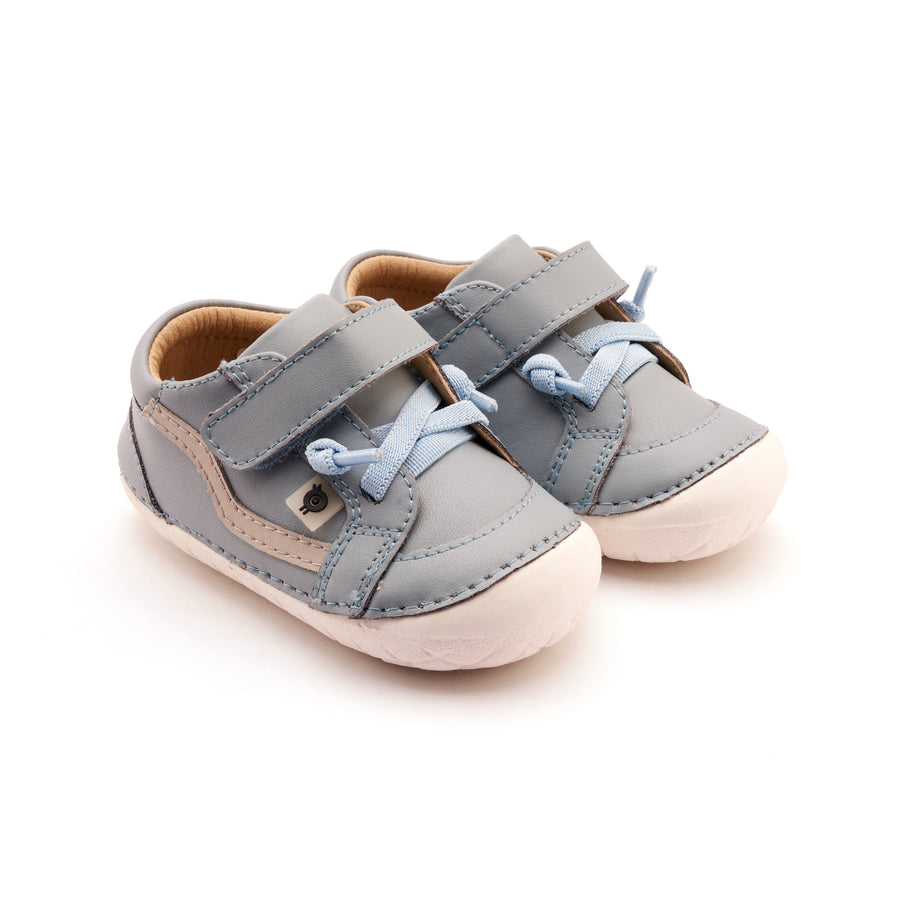 Old Soles Boy's Pave Squiggle Casual Shoes - Dusty Blue / Gris