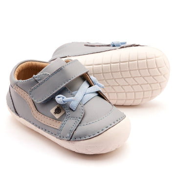 Old Soles Boy's Pave Squiggle Casual Shoes - Dusty Blue / Gris