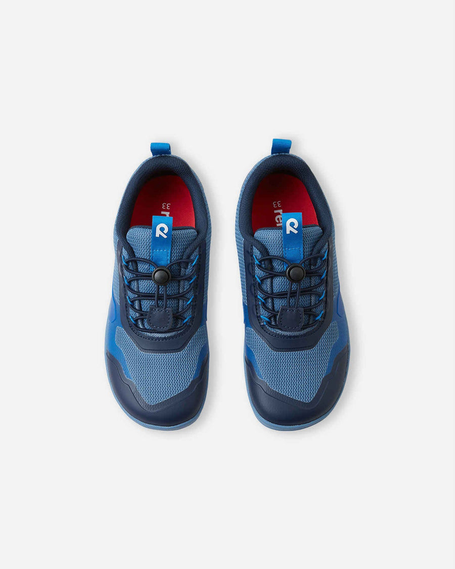 Reima Boy's and Girl's Reima Tec Waterproof Barefoot Shoes, Tallustelu - Blue Ocean