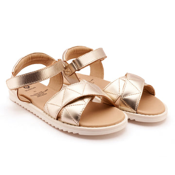 Old Soles Girl's Puff Pop Sandals - Gold