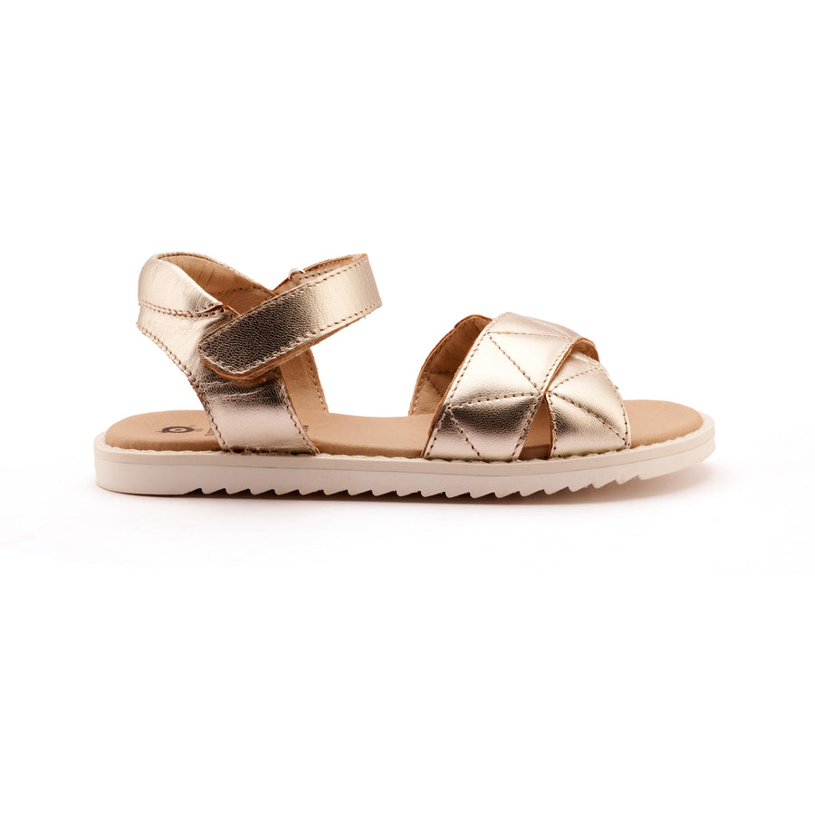 Old Soles Girl's Puff Pop Sandals - Gold