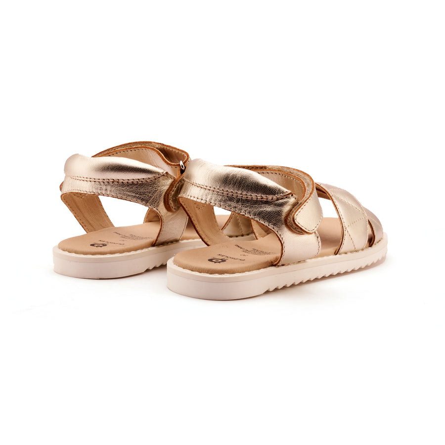 Old Soles Girl's Puff Pop Sandals - Gold