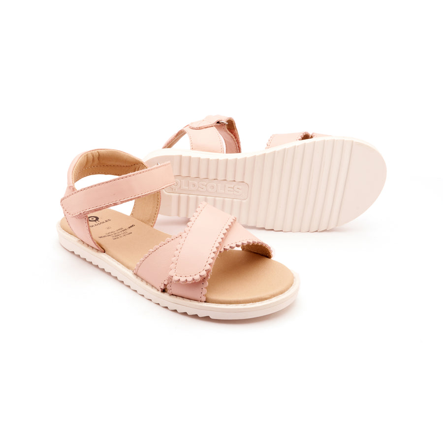 Old Soles Girl's Peachy Sandals - Powder Pink