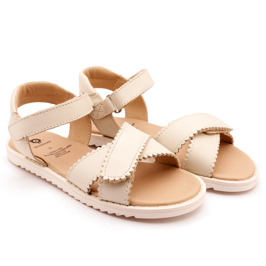 Old Soles Girl's Peachy Sandals - Vanilla