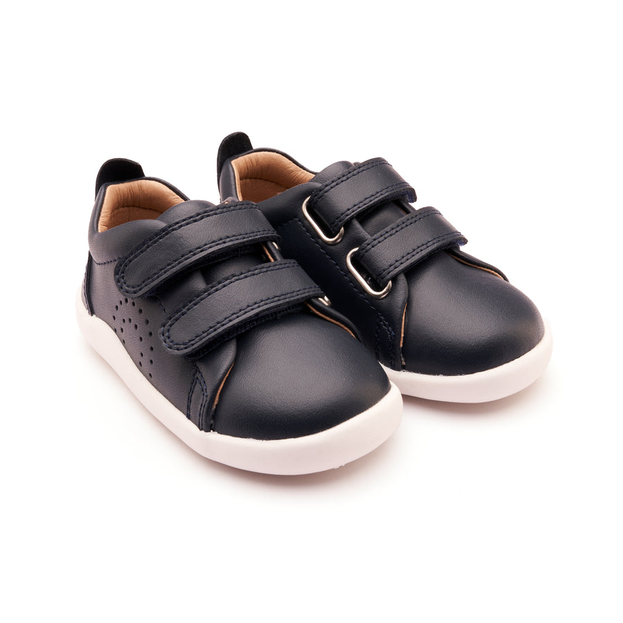 Old Soles Boy's 8056 Little Tot Casual Shoes - Navy / White Sole