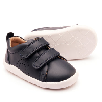 Old Soles Boy's 8056 Little Tot Casual Shoes - Navy / White Sole
