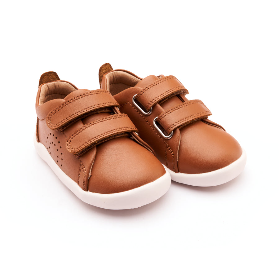 Old Soles Boy's 8056 Little Tot Casual Shoes - Tan / White Sole