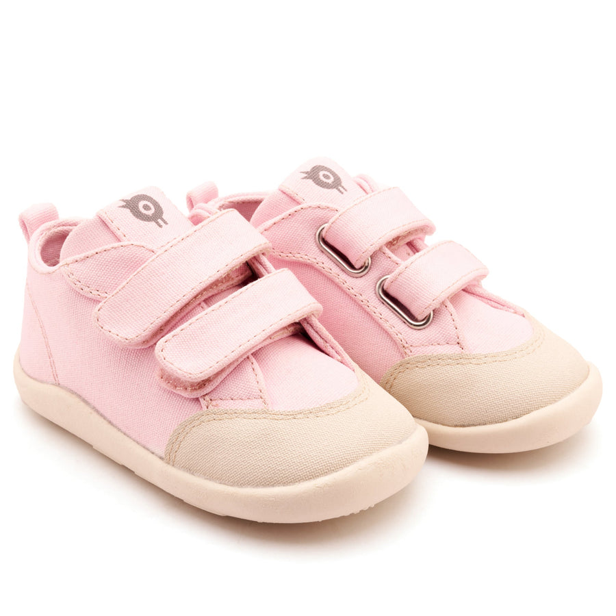 Old Soles Girl's Salty Ground Casual Shoes - Light Pink Canvas