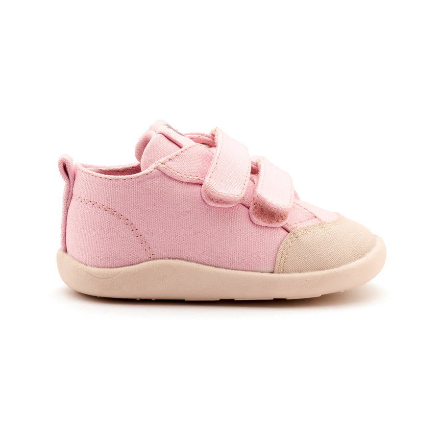 Old Soles Girl's Salty Ground Casual Shoes - Light Pink Canvas