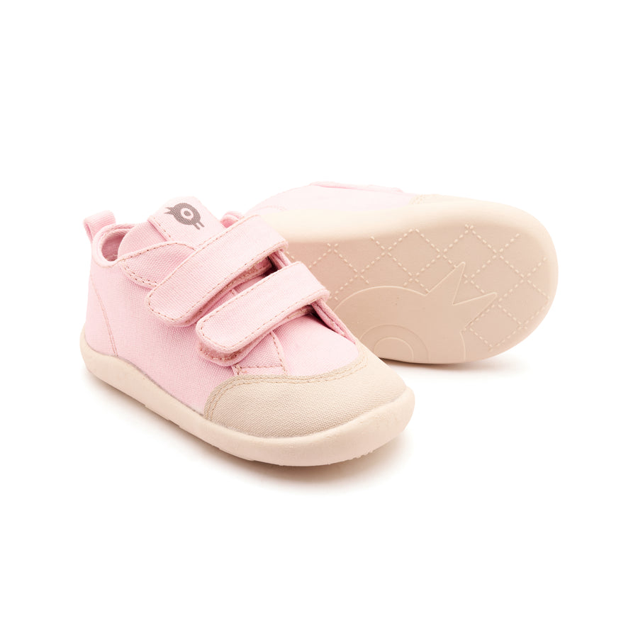 Old Soles Girl's Salty Ground Casual Shoes - Light Pink Canvas